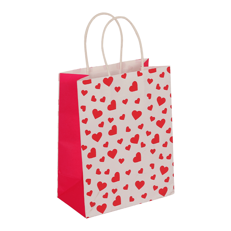 Liebes-Herz-Valentinstag-Geschenktüte aus Papier