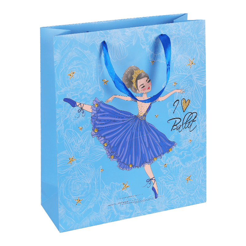 Kleine Ballerina-Mädchen-personalisierte Geschenktüte