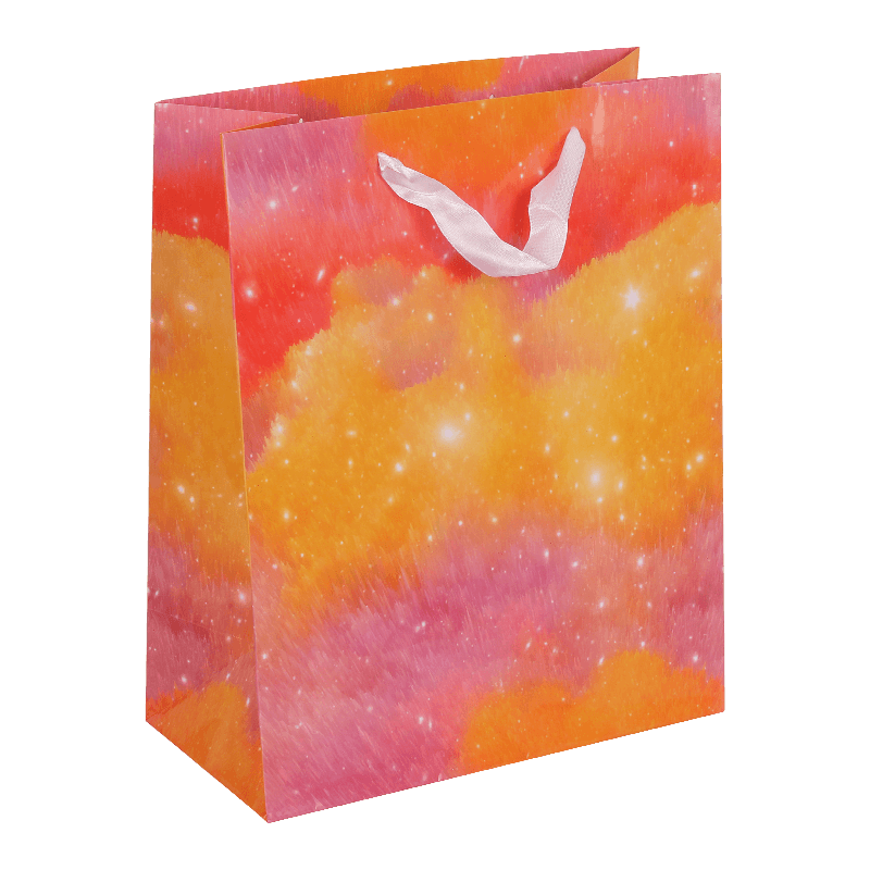 Pastell-Ombre-Spritzglanz-Geschenktüte