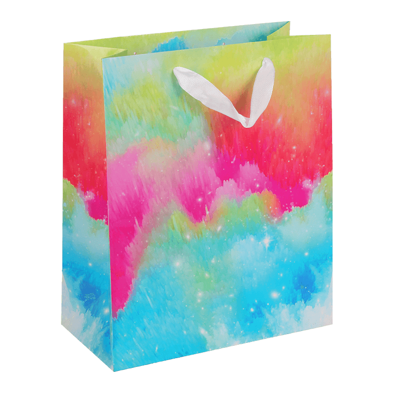 Pastell-Ombre-Spritzglanz-Geschenktüte