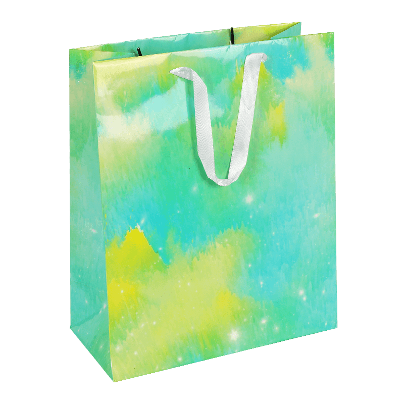 Pastell-Ombre-Spritzglanz-Geschenktüte