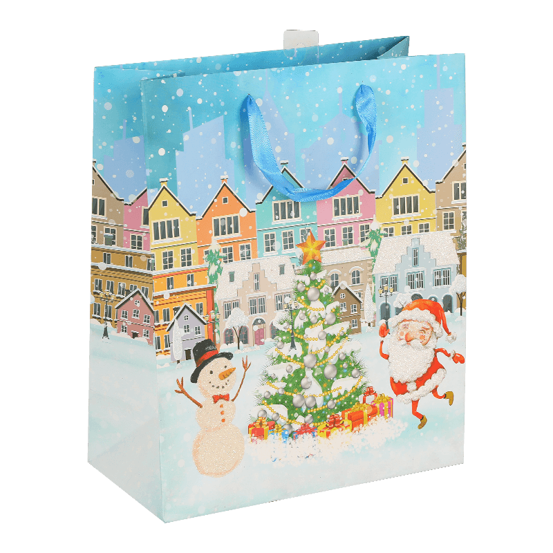 Geschenkverpackungsbeutel für Weihnachtsgeschenke mit Weihnachtsdruck