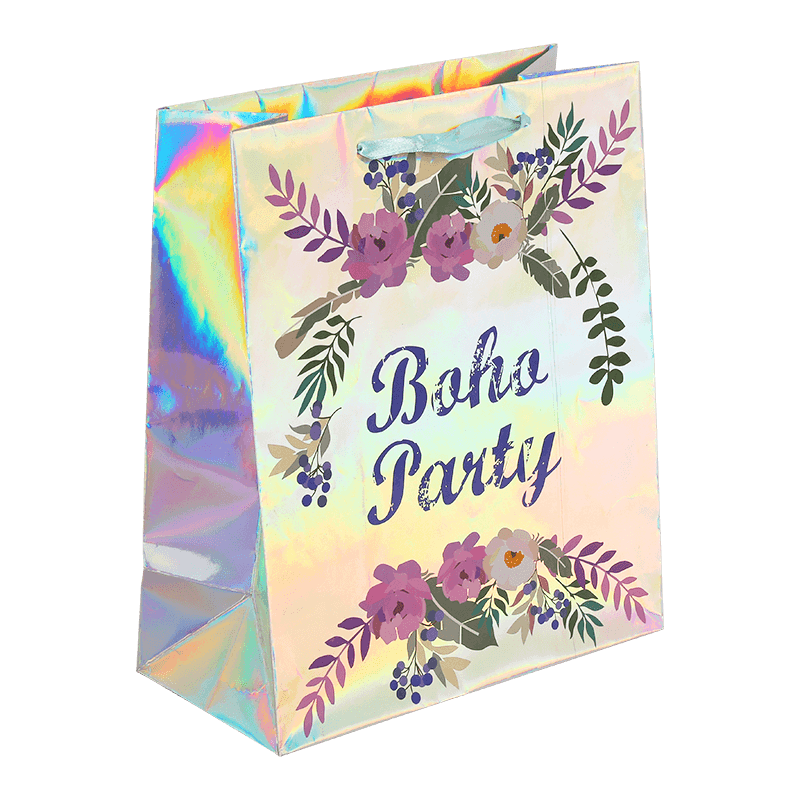 Rosa Blumen-Partytüten aus Papier