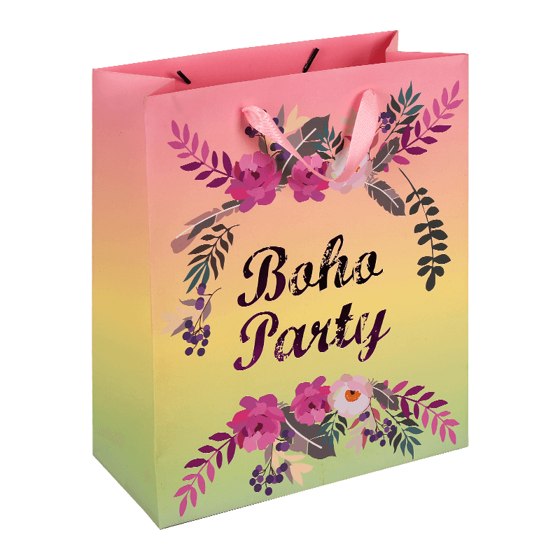 Rosa Blumen-Partytüten aus Papier