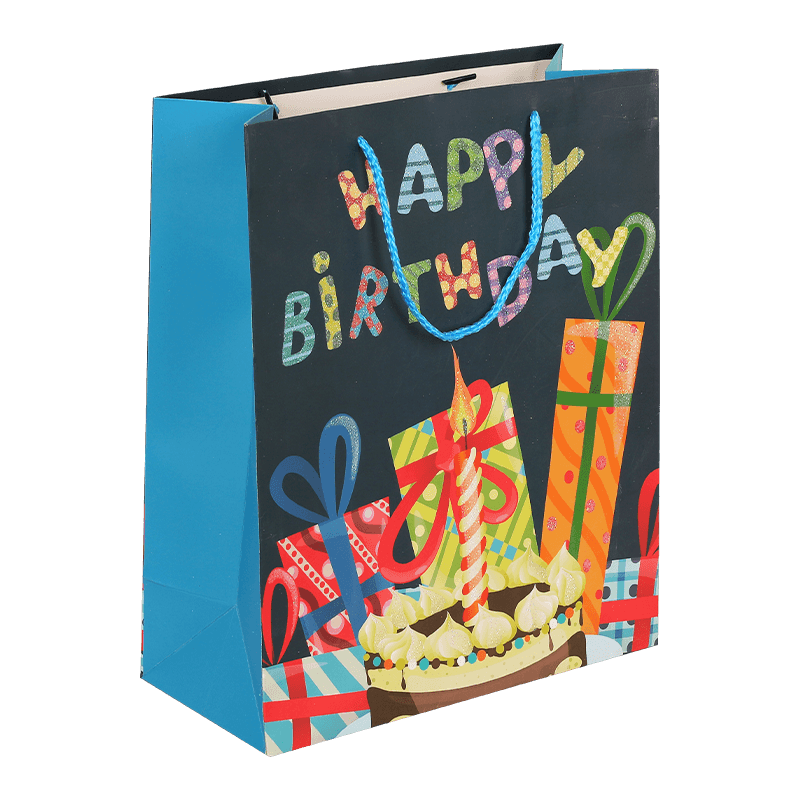 Ballon- und Kuchen-Happy-Birthday-Party-Papiertüte