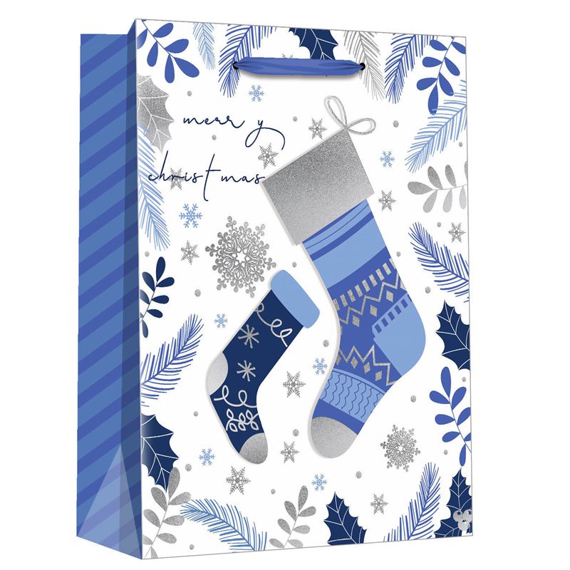 Hersteller von Geschenktüten aus Papier mit Weihnachtsglocken